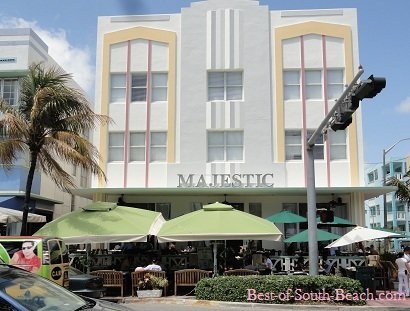 Majestic Hotel in South Beach Miami Florida on ocean Drive